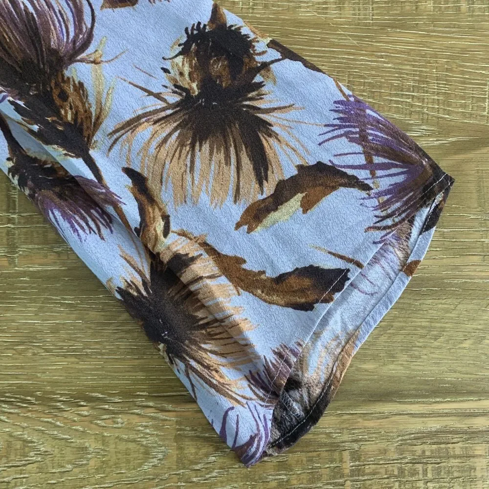 Kimchi Blue floral mini dress bell sleeve size small